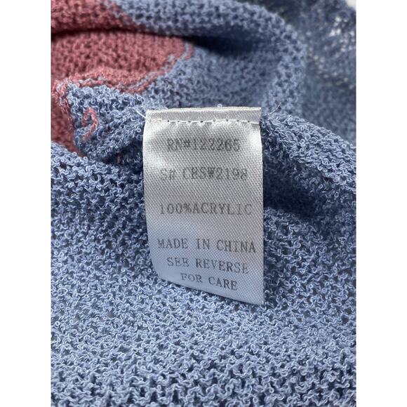 Adora Womens Sweater Size Small‎ Multicolor Pastel Very Oversized Boxy - Picture 5 of 8